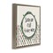 Stupell Industries Funny Wine Sentiment Framed Floater Canvas Wall Art Design by Anne Tavoletti